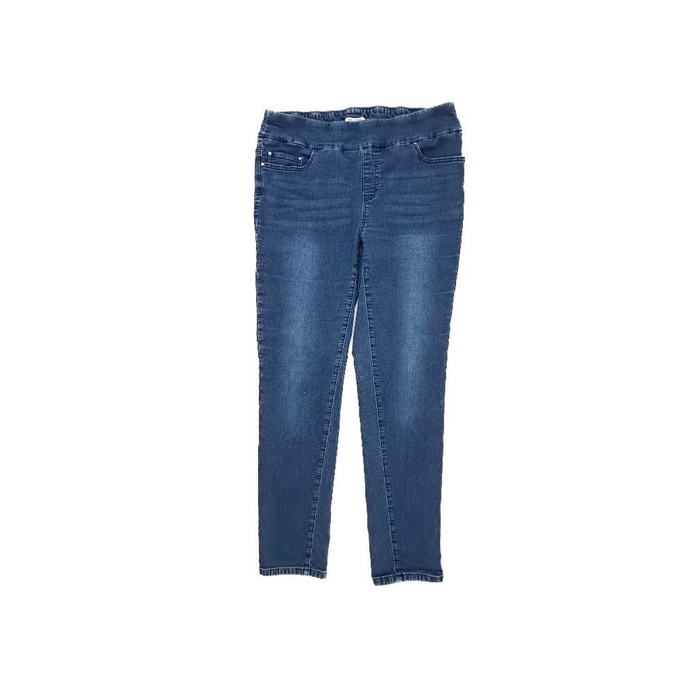 Tru Luxe Pull On Jegging Women's size 14 Dark Wash Blue‎ Denim Jeans
